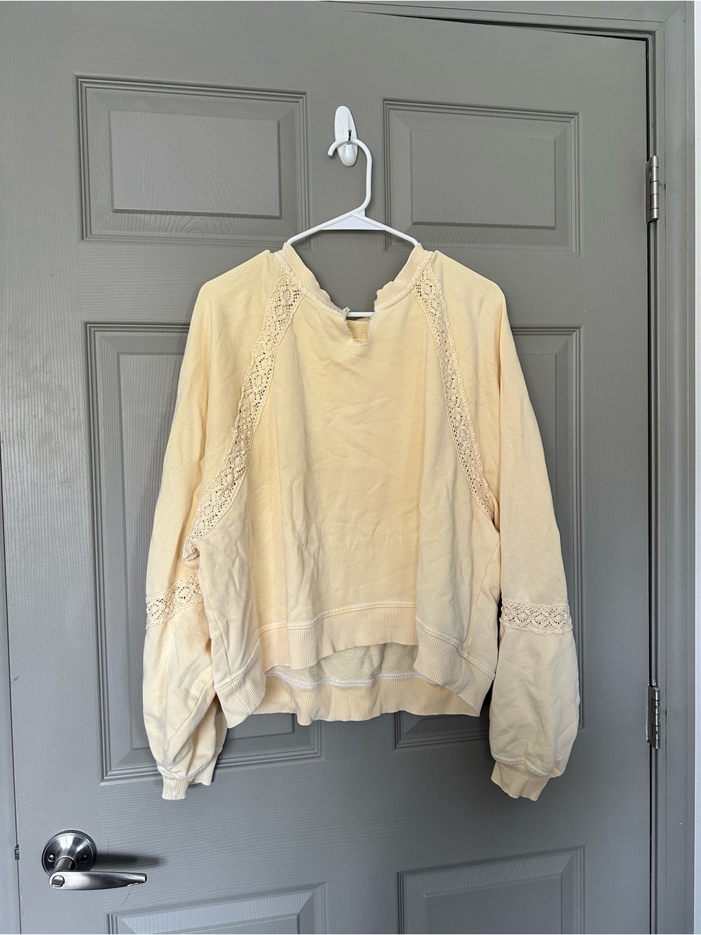 Aerie Lace-Trim Pullover Sweater - Picture 2 of 5